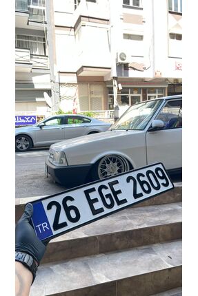 ALBA DEKOR - Mavi Logolu Dekor Kişiye Özel Saç Plaka - Özel Hediye - Kişisel ...