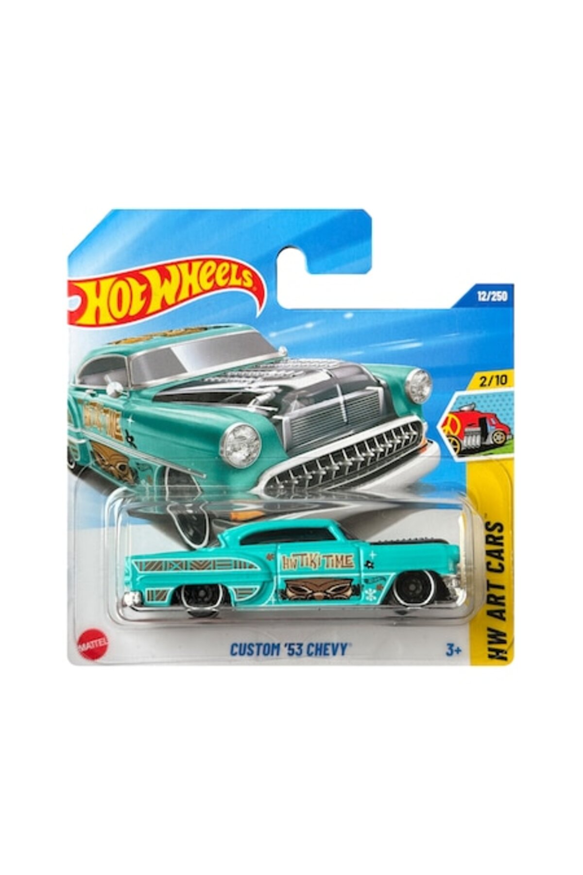 Masinuta Metalica Hot Wheels, Custom '53 Chevy, 1:64, Albastru