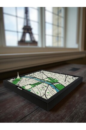 Dynacore Dekoratif CityArte - Paris 3B Şehir Haritası