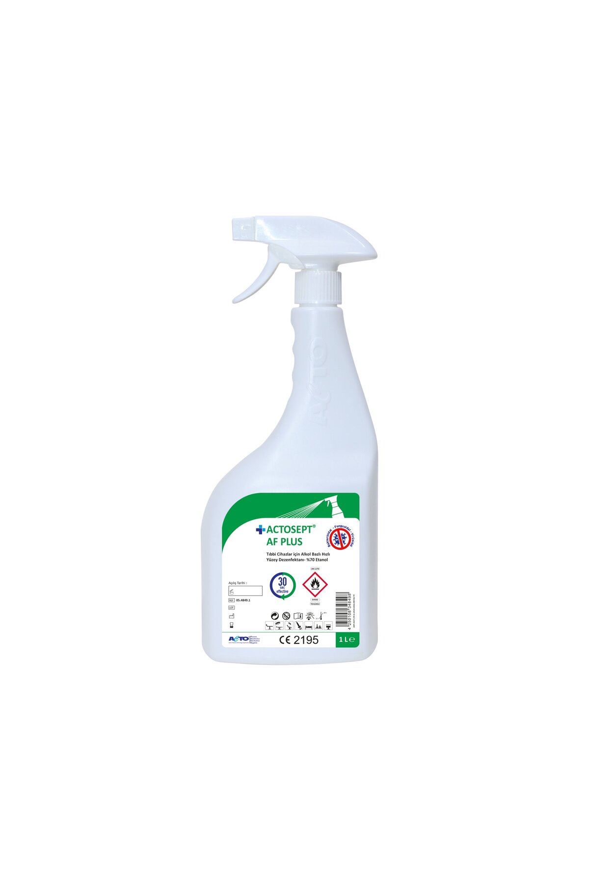 Actosept AF ACTOSEPT® AF PLUS 1 L | Tıbbi Cihazlar için Alkol Bazlı Hızlı Yüzey Dezenfektanı- %70 Etanol - Fiyatı, Yorumları