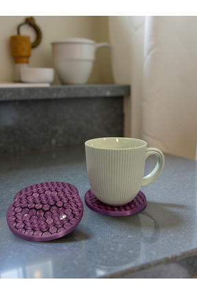 Dynacore CoreSter Premium 4 adet Bardak Altlığı – Dekoratif Masa Üstü