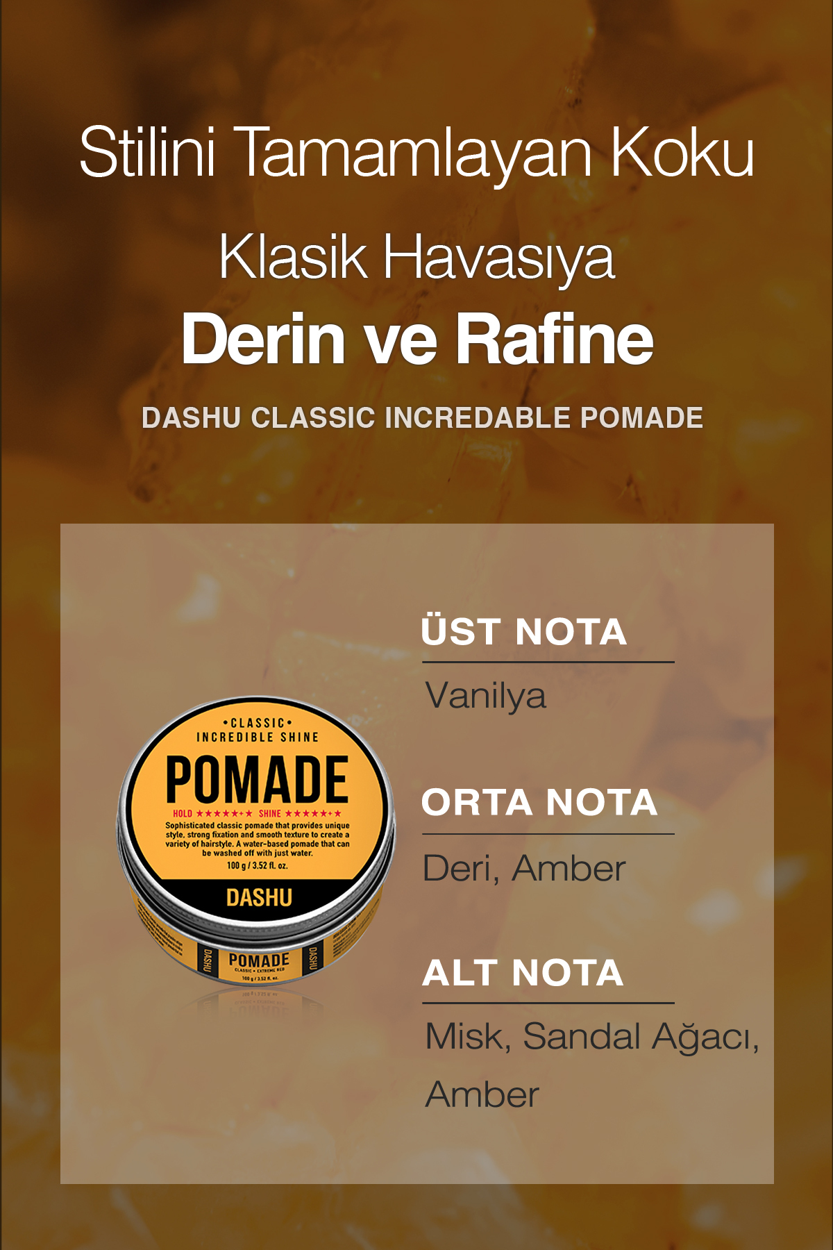 Güçlü Tutuş ve Islak Görünüm Sunan Saç Sabitleyici Jel Classic Incredible Shine Pomade 100g — 8710 — تصویر 6 از 9