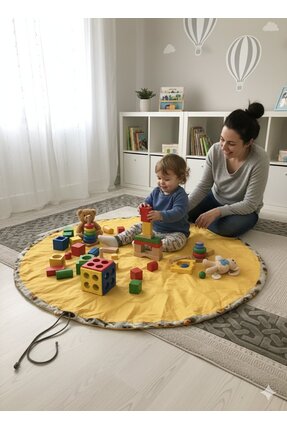 DKareLabs Dkare Playnest Sevimli Hayvanlar Çocuk Oyuncak Toplama Torbası Ve T...