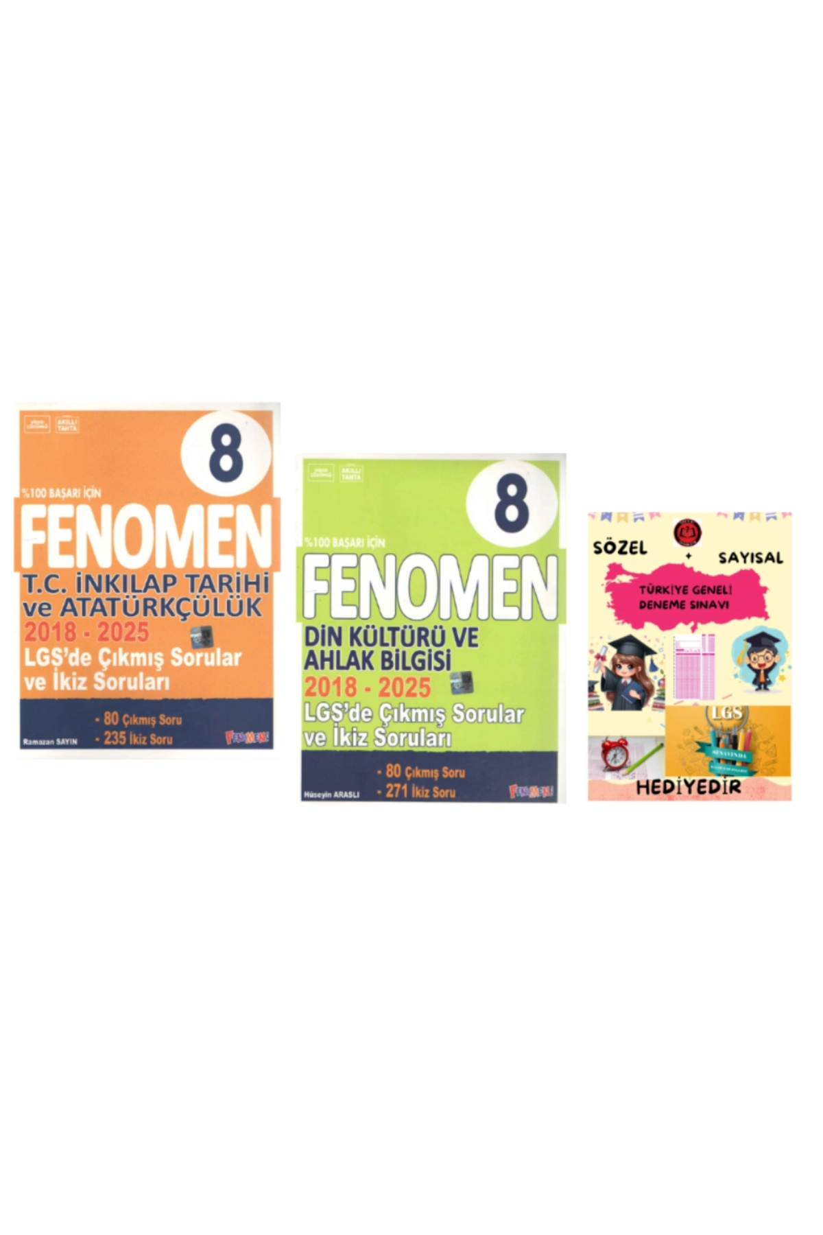 Fenomen Yayıncılık Fenomen 8 LGS (İnkılap-Din) Çıkmış Sorular Ve