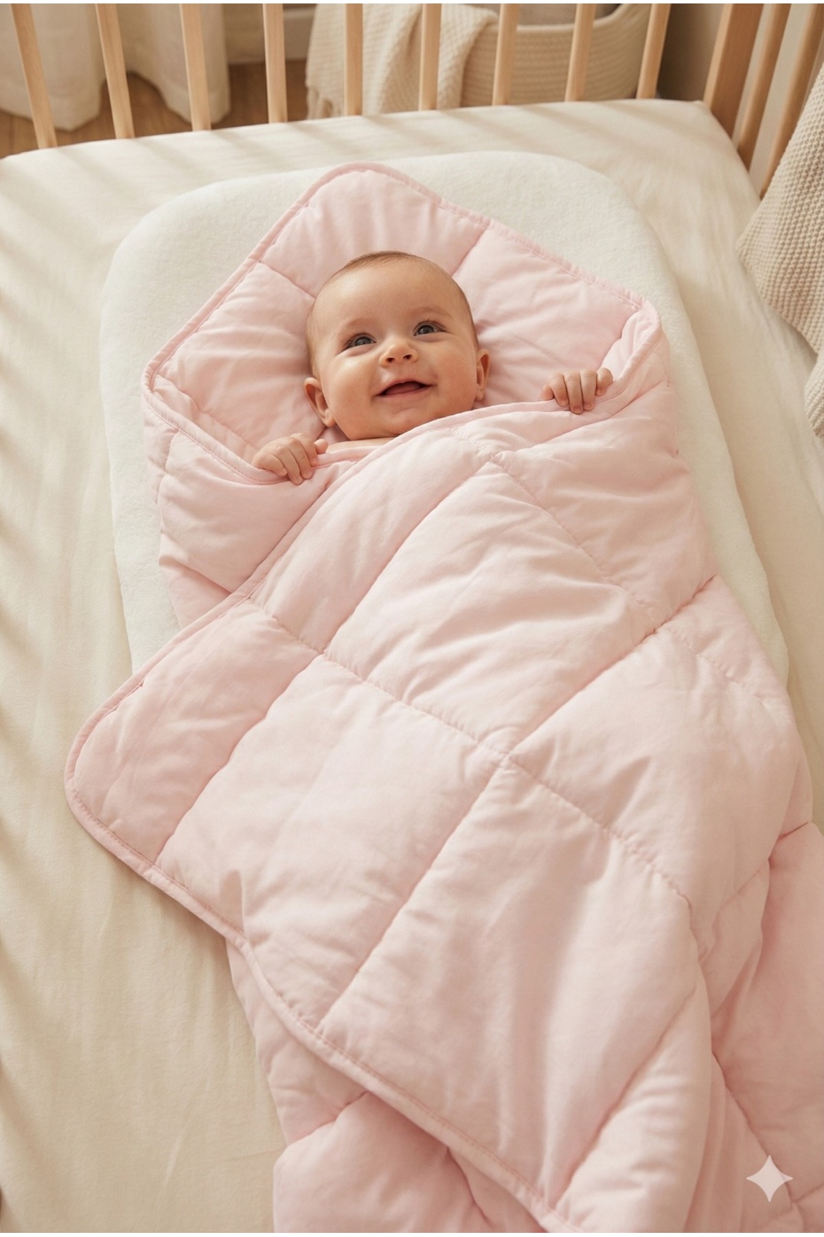 Miabella Home %100 Pamuk Bebek & Çocuk Yorgan Bebek Yorgan Terletmez Yumuşak Ve Hafif fotoğrafı 3 (önizleme)