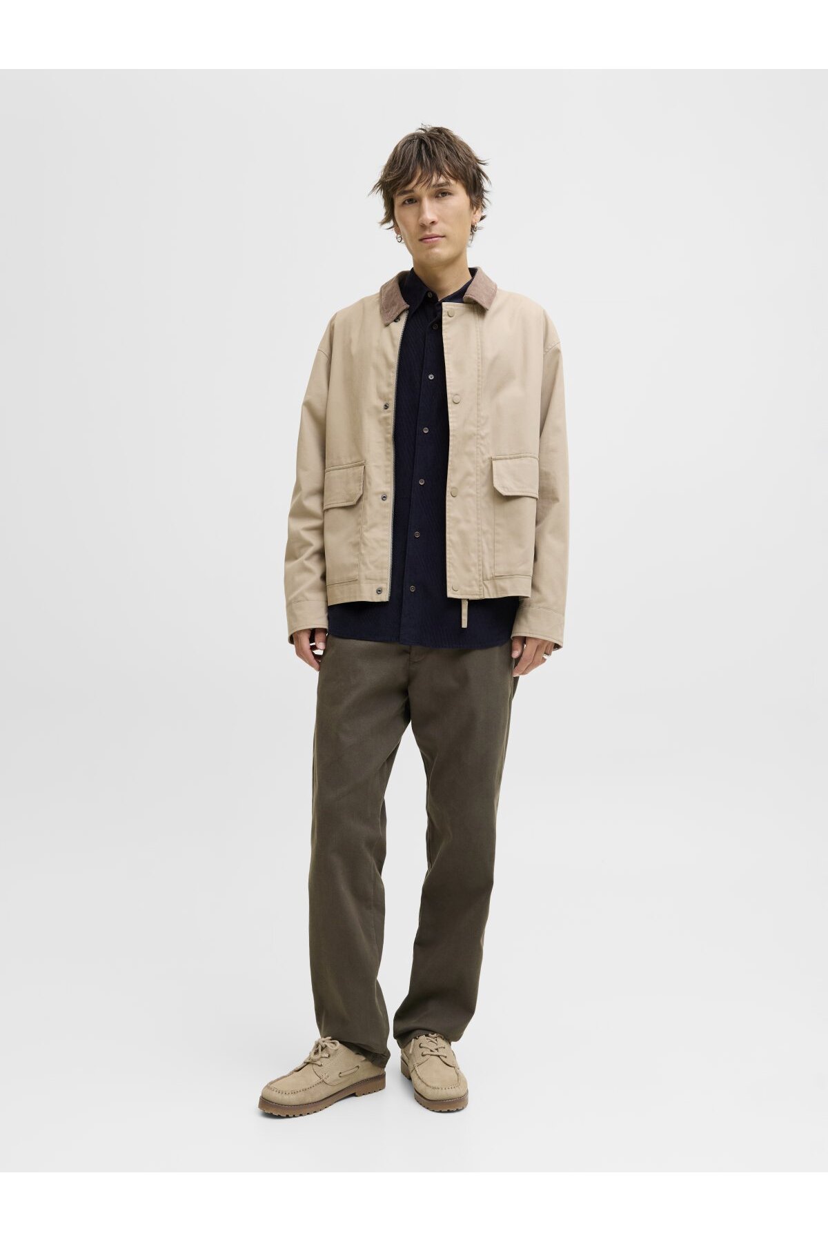 شلوار مردانه هندسی فاق نرمال | جک اند جونز Jack & Jones 12286940 - تصویر 3
