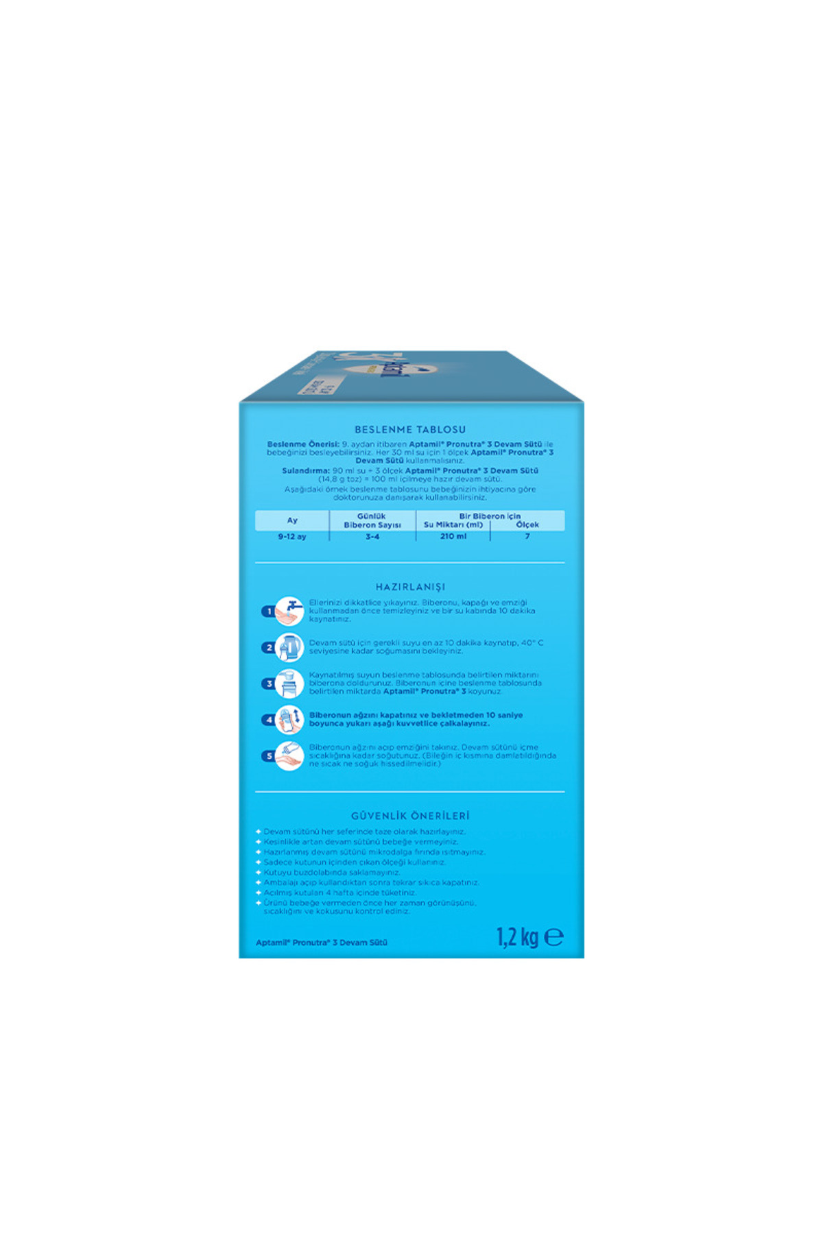 DGSTYL3 Devam Sütü Maması No3 9-12 Ay 1200 Gr fotoğrafı 4 (önizleme)