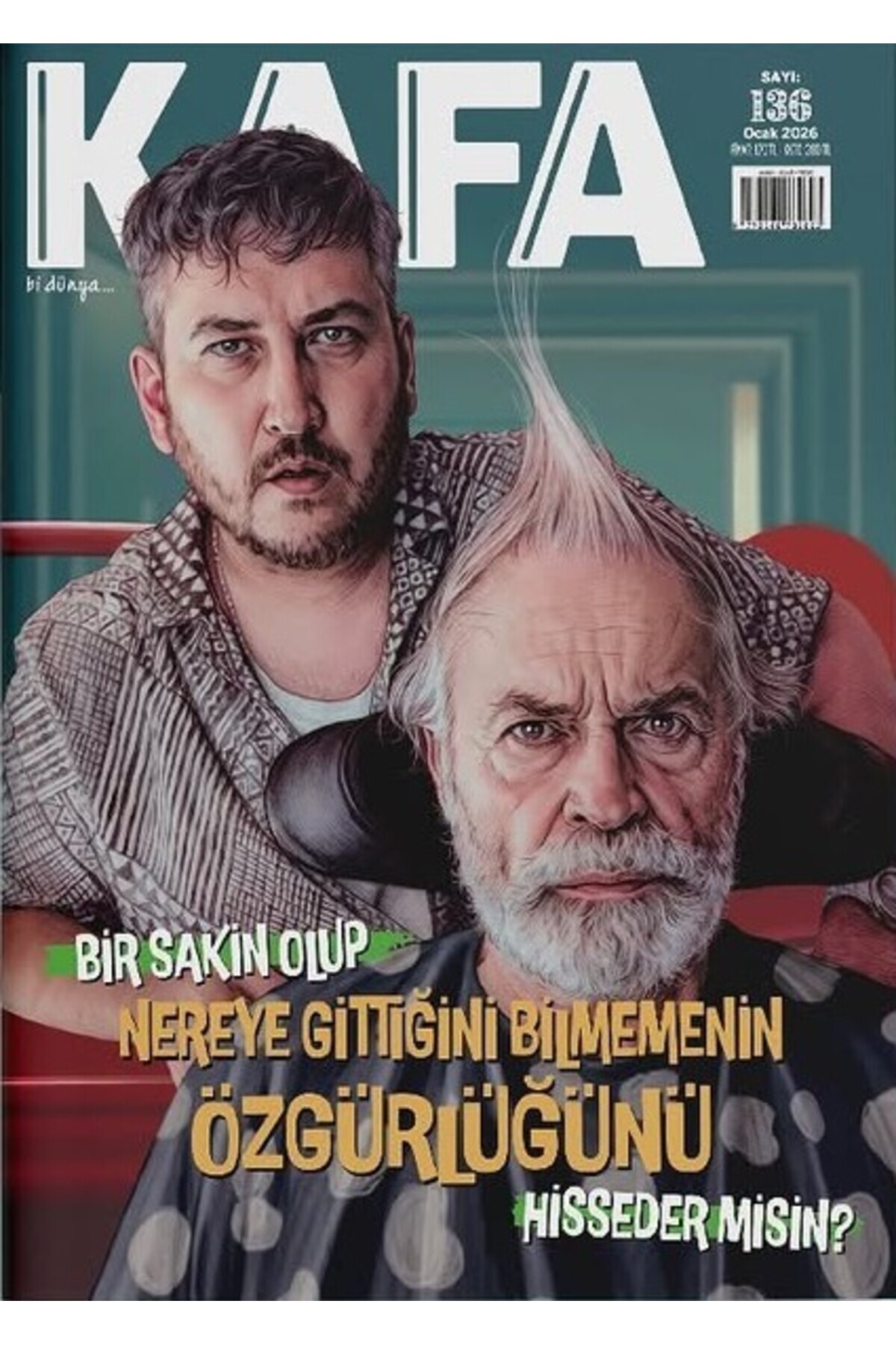 KAFA GRUP Kafa Dergi 136.Sayı Ocak 2026 - Fiyatı, Yorumları