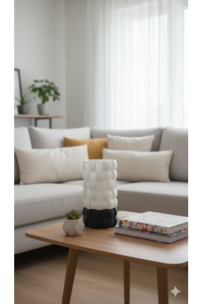 MİASELİS abajur dekoratif lamba mermer desen