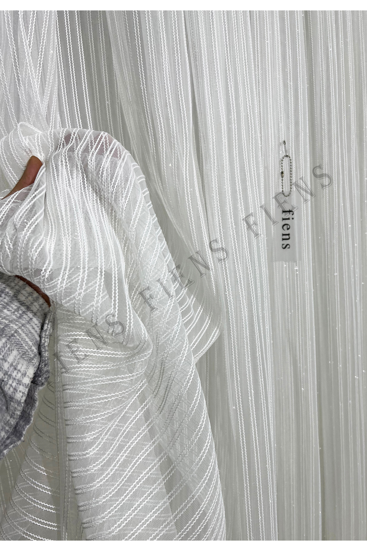 ÇİFT MAKARNA BURGULU'S MODERN TÜL PERDE 1/3 Sık Pileli | Gramajlı Ütü Gerektirmez Her Odaya Uygun