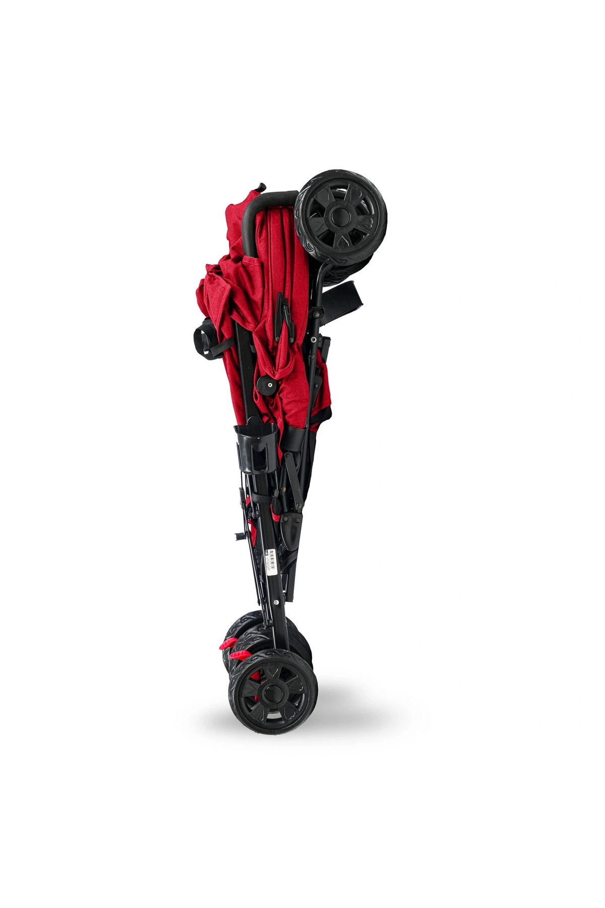 Comfymax Tam Yatar Baston Bebek Arabası – Dark Red fotoğrafı 5 (önizleme)