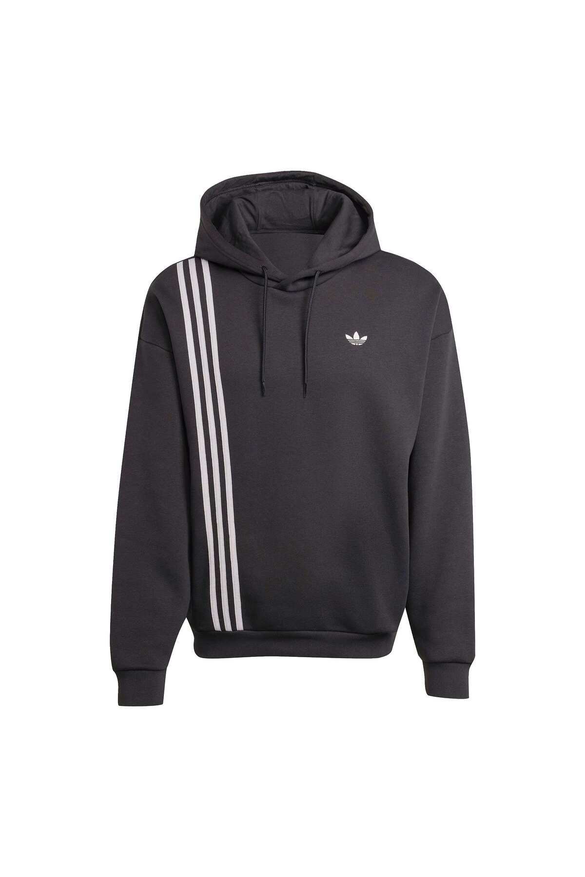 adidas FRONT ST HD Erkek Siyah Sweatshirt JV9879 görsel 3