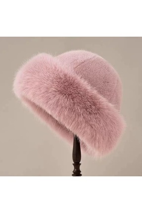 Medtoka Pembe kalpak şapka