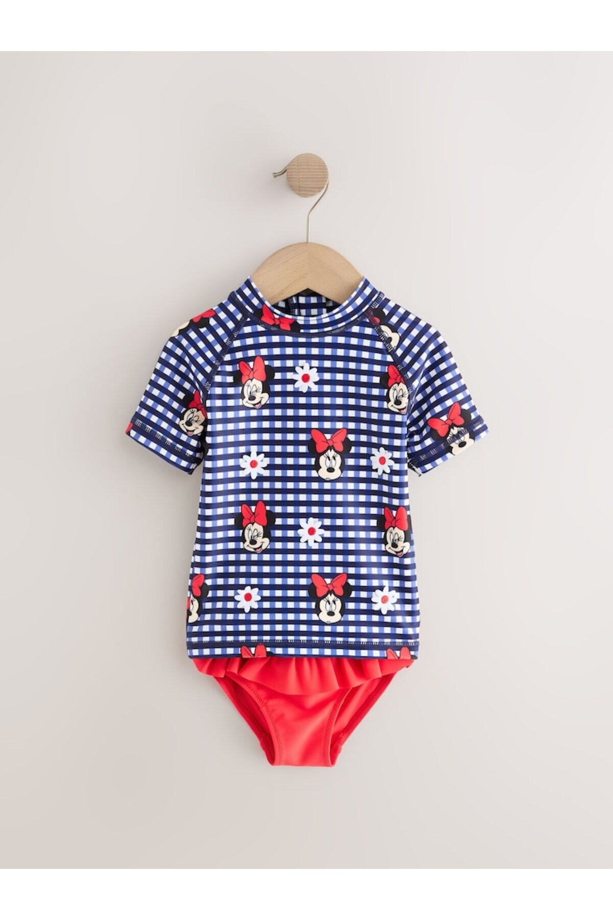 Next Baby Lacivert/Kırmızı Minnie Mouse Lisanslı Güneşten Koruyucu Mayo fotoğrafı 3 (önizleme)