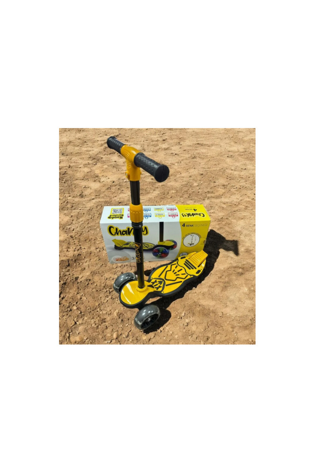 Çekirdek Zeka CNSC1-IS CHANKY SCOOTER SARI IŞIKLI KUTULU fotoğrafı 3 (önizleme)