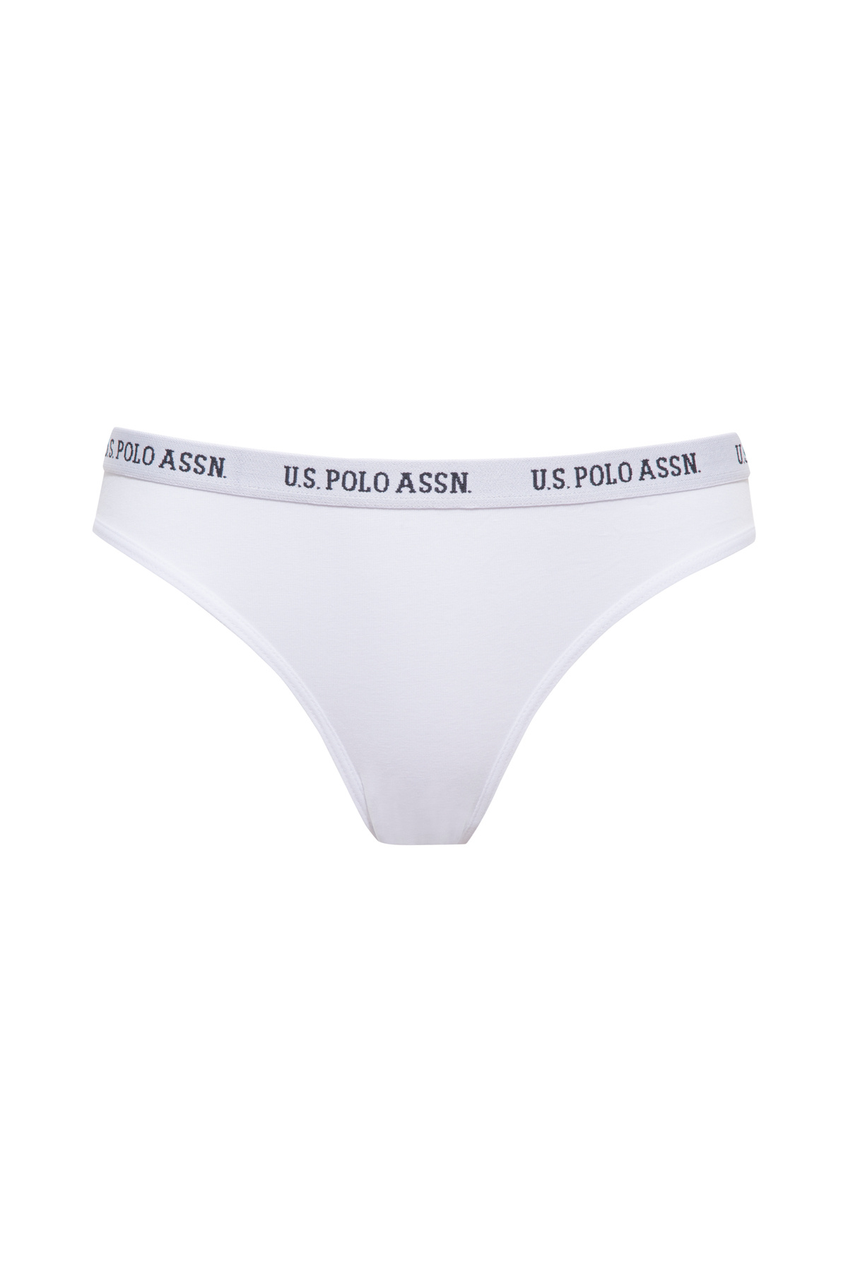U.S. Polo Assn. Slip de damă negru - alb - maro, pachet de 3 - imagine 4