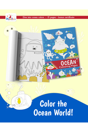 MuseKids Ocean Çocuk Boyama Kitabı