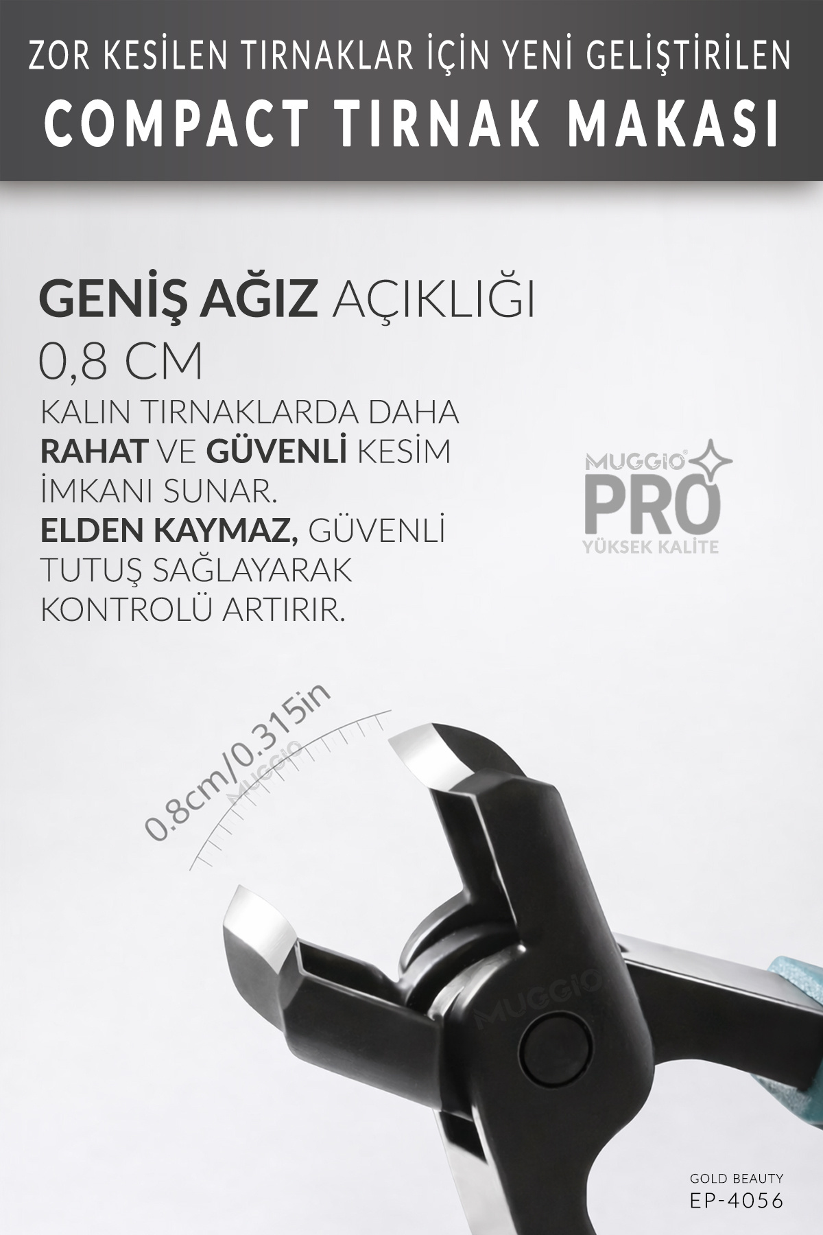 Compact Tırnak Makası Zor Kesilen Sorunlu Tırnaklar İçin — compacy — تصویر 4 از 6
