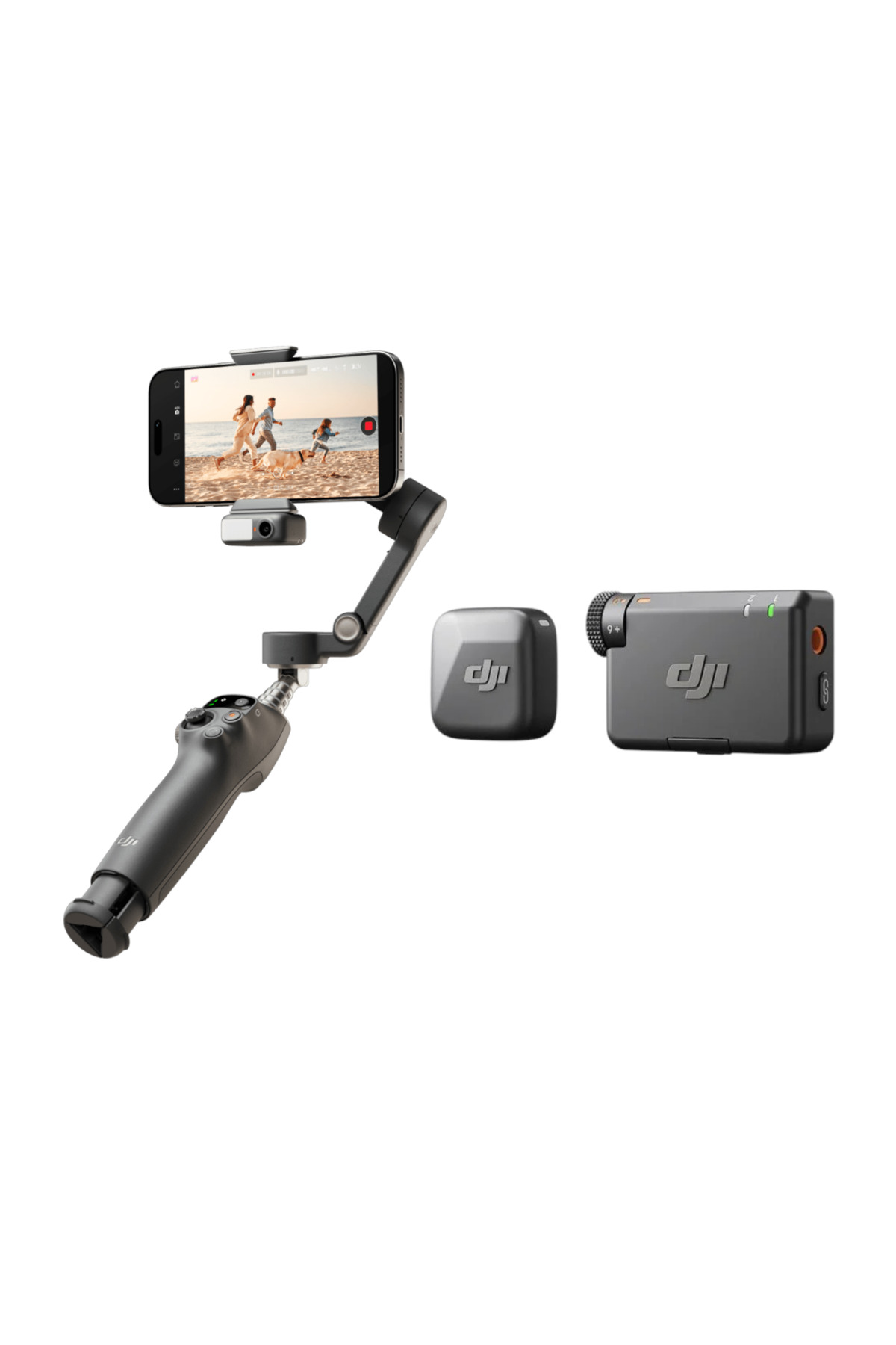 DJI Osmo Mobile 7P + Mic Mini Transmitter ( 1tx + 1rx