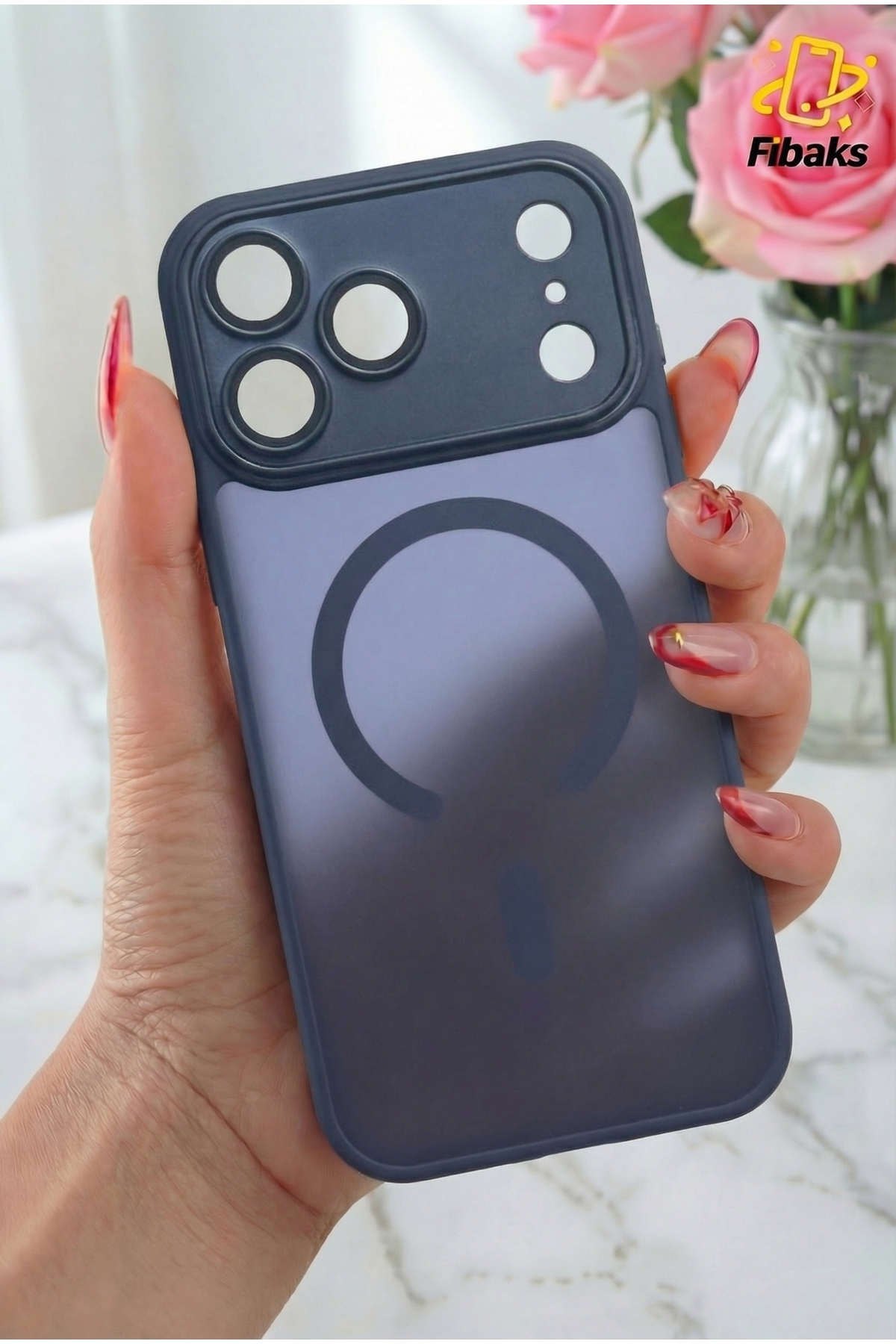 iPhone 17 Pro Max Case Camera Lens Protection Glass Fingerprint Proof Matte Transparent Magsafe Supported