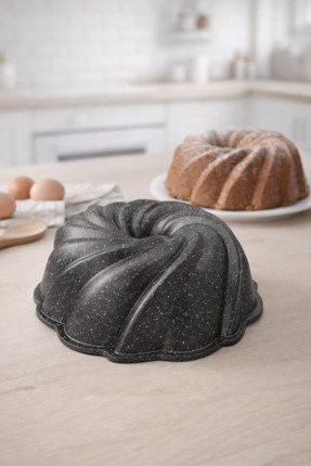 Luxxa Home Tornado Döküm Kek Kalıbı 24cm Antrasit