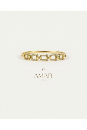 Amari Gold Taşlı Tfny Model Kelepçe