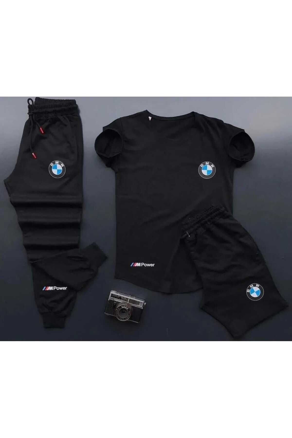 özcstore SET 3-DELNI T-shirt TRENERKA KRATKE HLAČE BMW POWER ŽENE / MUŠKARCI