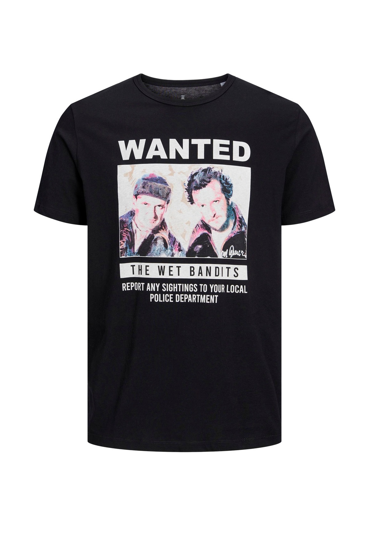 تیشرت مردانه راسته آستین کوتاه | جک اند جونز Jack & Jones 12198547-BLACK - تصویر 3