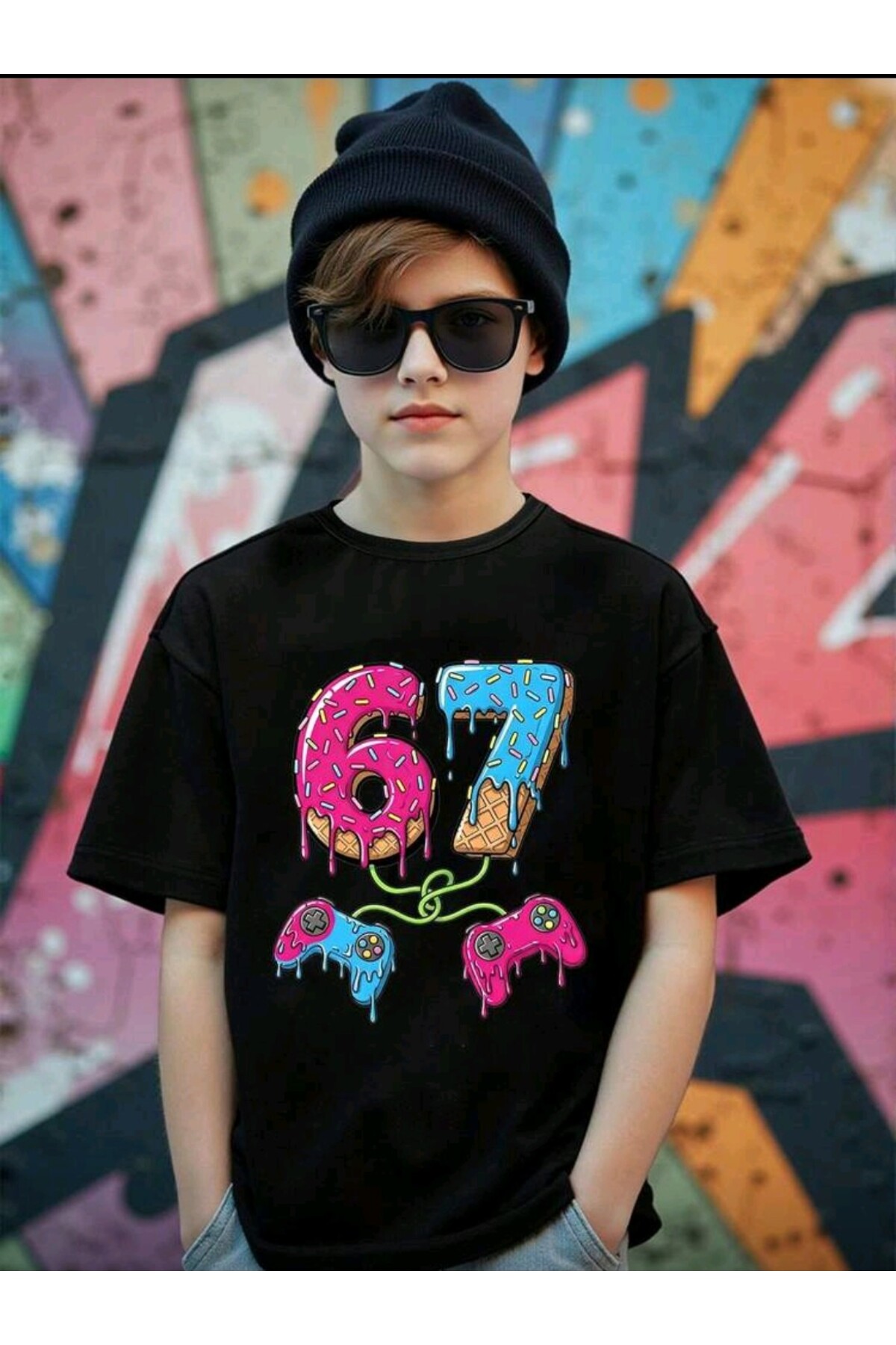 PRINTED BOY SIX LOVING TSHIRT, 67 DESIGN
