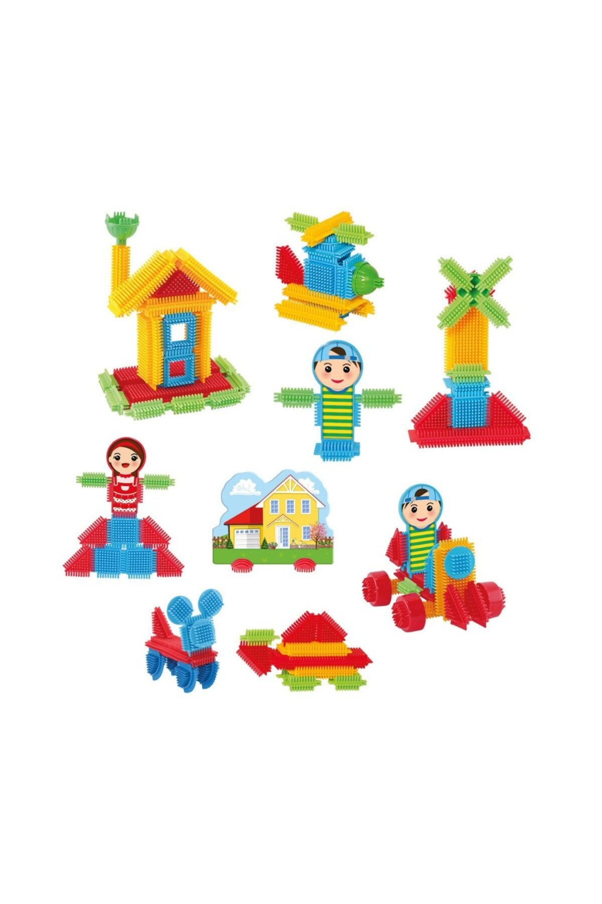 NW NessiWorld 03316 Kaktüs Blokları 80 Parça fotoğrafı 2 (önizleme)