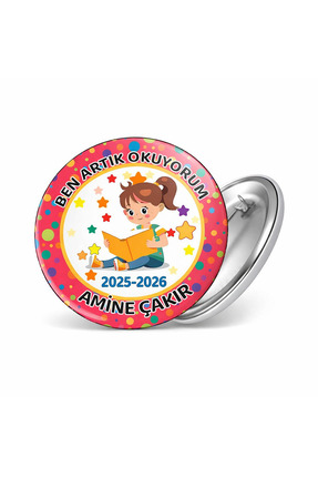 okulyolum Ben Artık Okuyorum İsimli Başarı Rozeti 44 mm - 20 adet