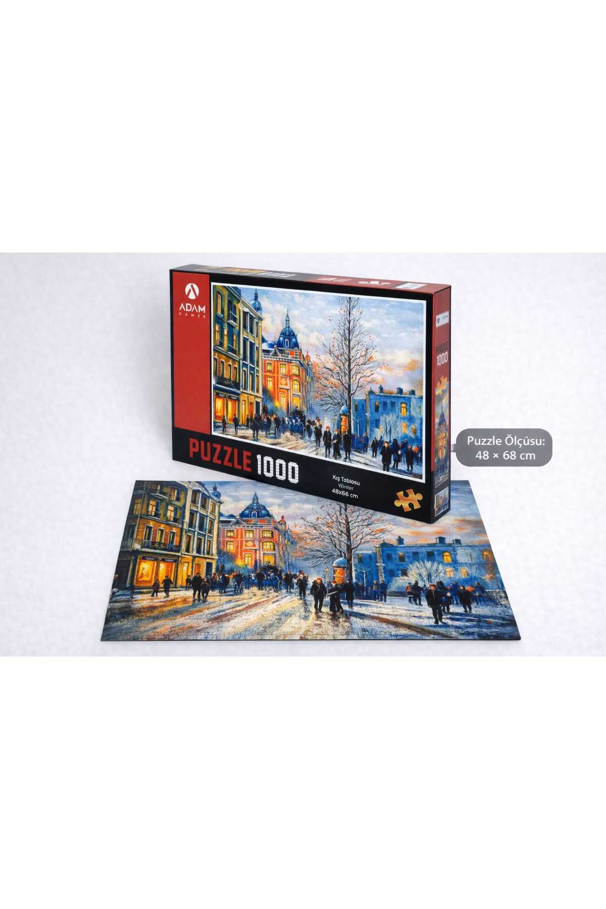 Adam Games Puzzle Kış Tablosu 1000 Parça Yapboz Puzzle - Fiyatı
