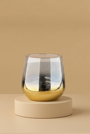 rova tr Lal Küçük Serisi Titanyum Kaplama Cam Modern Bardak- 6 Adet Su Bardağ...