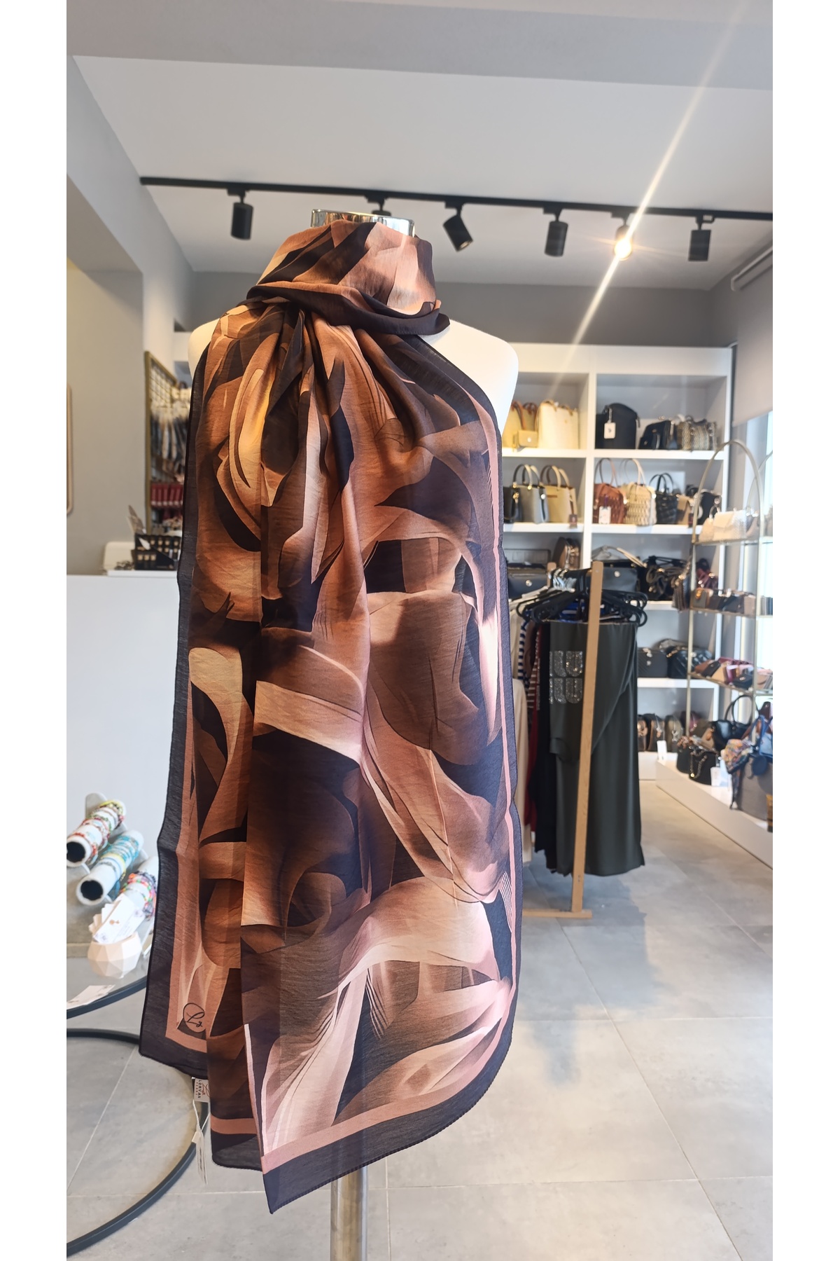 SCARF DİAMOND CARLA PAMUK İPEKSİ ŞAL