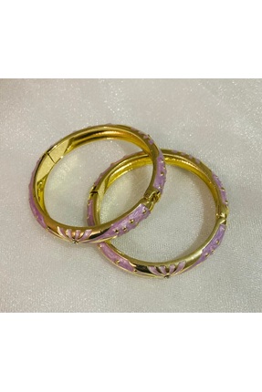 IŞILTI Mineli çiçek renkli kelepçe bileklik