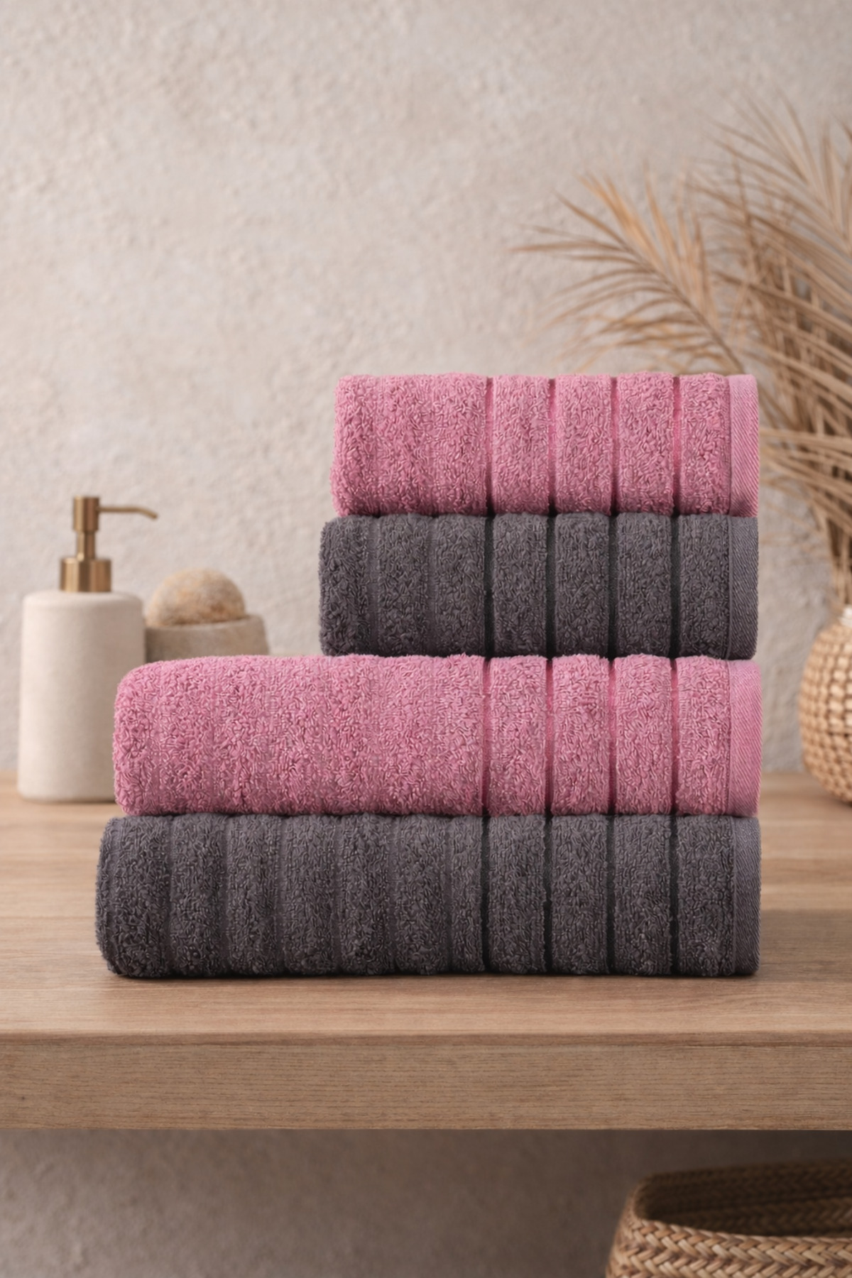 Casnack Violeta model set od 4 komada peškira za kupanje