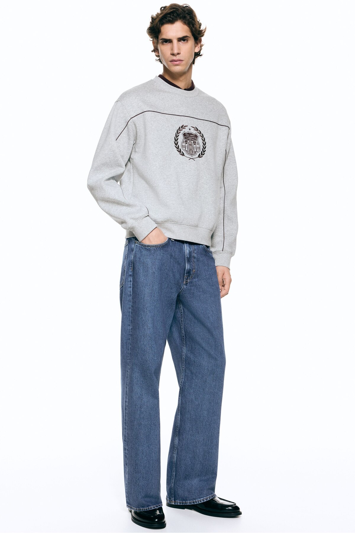 H&M Sweatshirt Loose Fit görsel 2