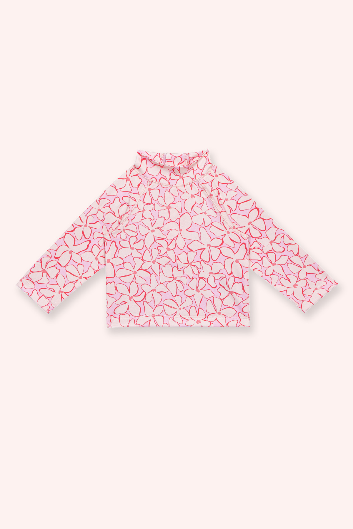 Panço Sand Mother Kız Bebek Desenli Fermuarlı 3 Parça Lila Plaj Seti fotoğrafı 2 (önizleme)