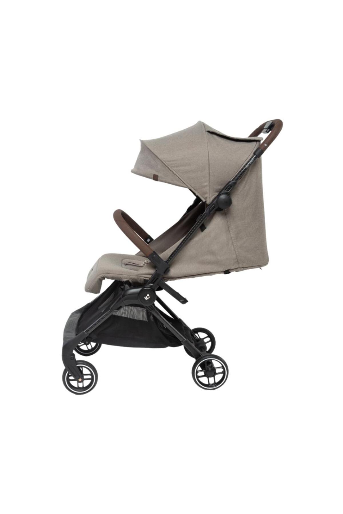 Maxi-Cosi Oslo Carbon 5,6 Kg Ultra Hafif Premium Kabin Boy Bebek Arabası Twillic Truffle fotoğrafı 2 (önizleme)