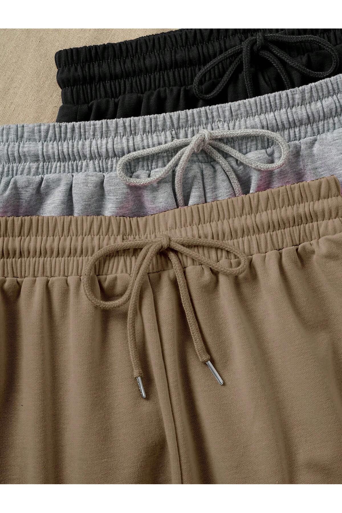 ZİYMO ŽENSKI Pamučni džersej KRATKE PANTALONE SA VEZICAMA