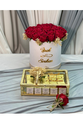 CyzHome Kız İsteme Çikolatası 100 Adet, Söz Çikolatası, Nişan Çikolatası Kutu...