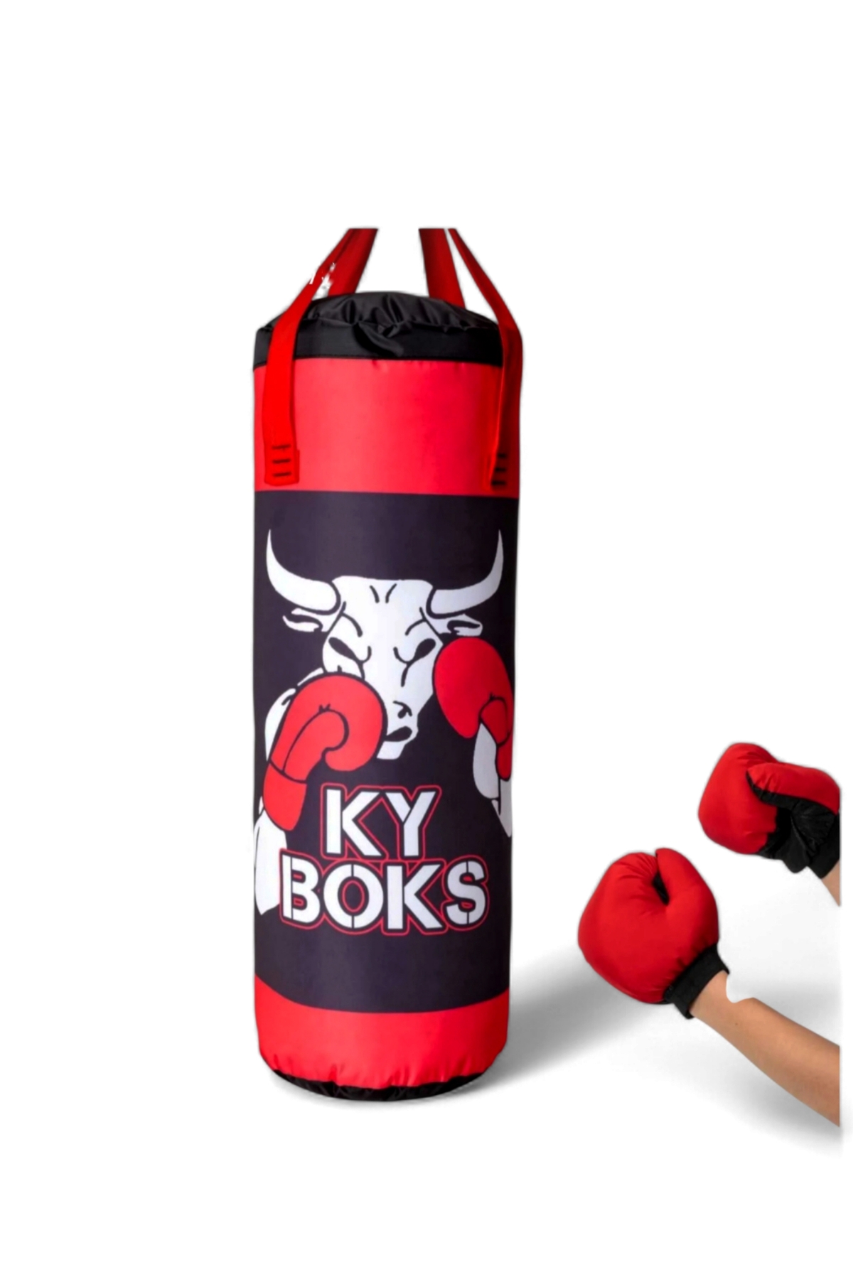 HNsport Çocuk Boks Torbası ve Boks Eldiveni Boks Seti 60X20 - Fiyatı ...