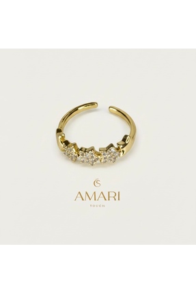 Amari Gold Taşlı Yıldız Yüzük