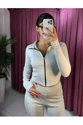 inci bayan giyim MODAL PARMAK DETAY TAKIM