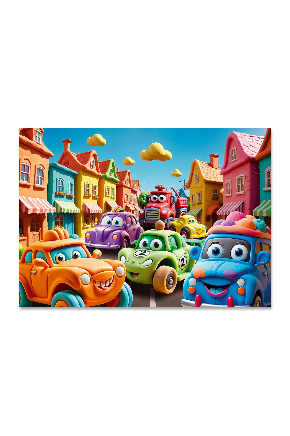 Route Games Kids Puzzle Cars Town - Fiyatı, Yorumları