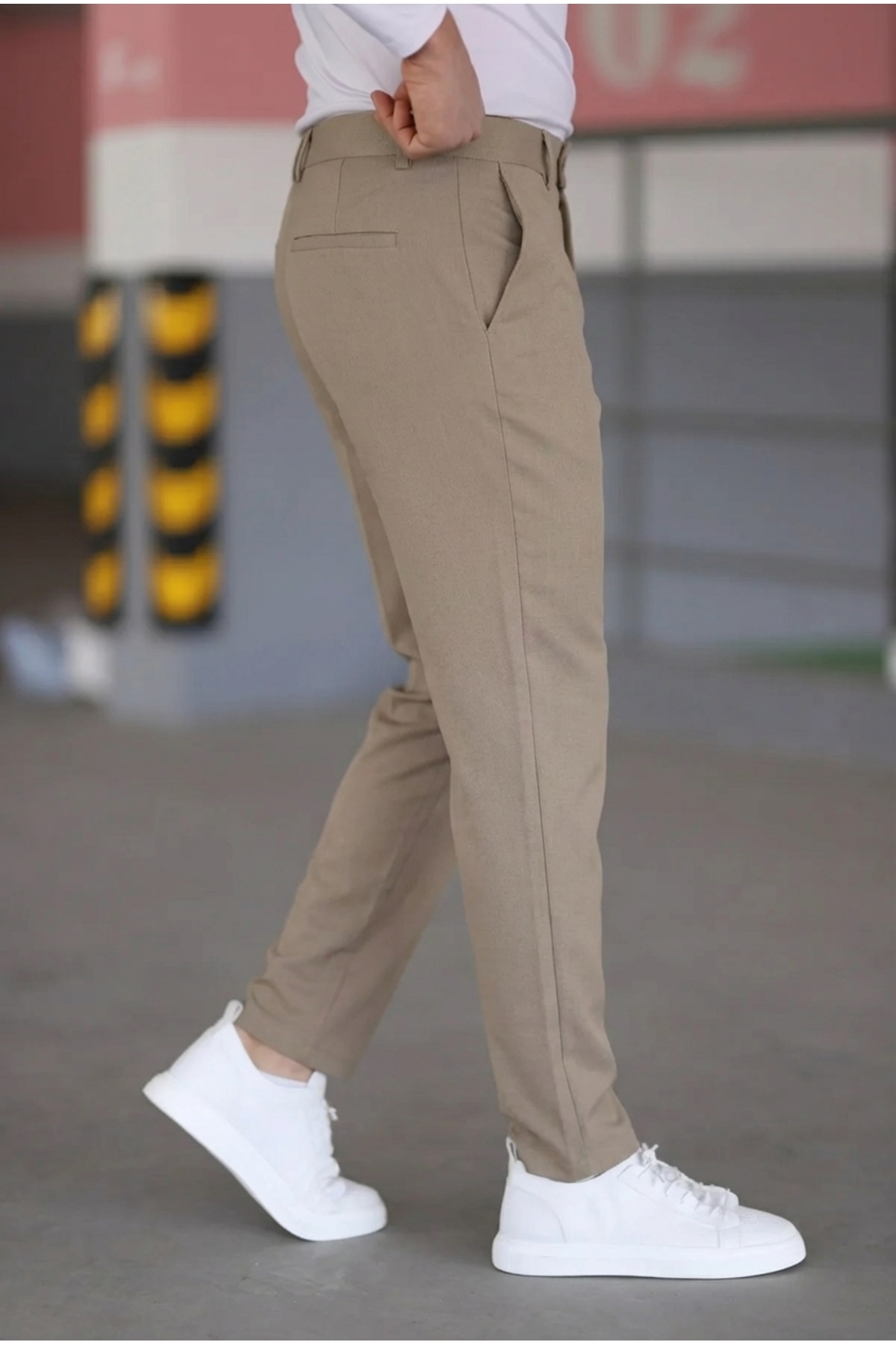 hello7  Erkek Kaliteli Likralı Italyan Kesim Her Ortama Uygun Şık Ve Rahat Pantolon - Görsel 3