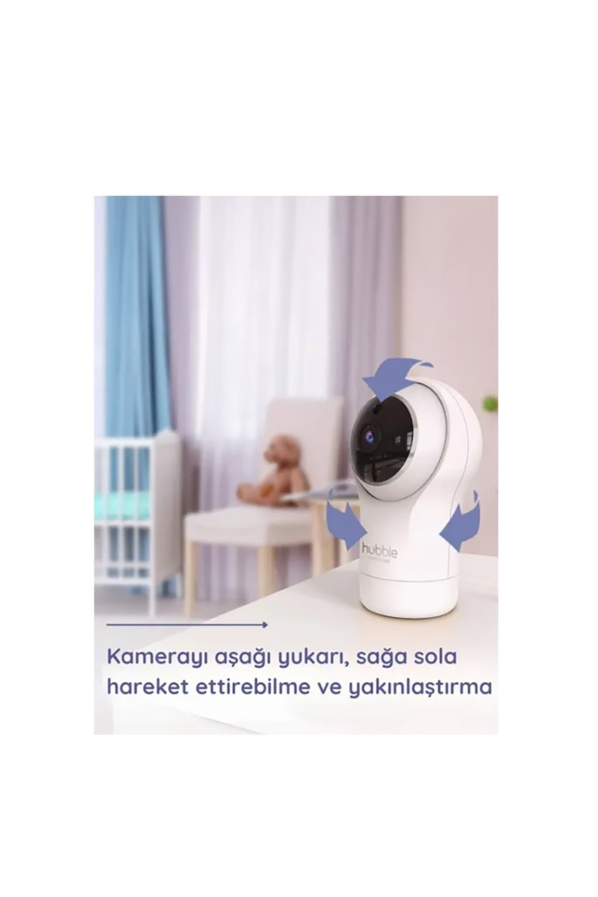 NW NessiWorld Hubble Glow Full HD Wifi Bebek Kamerası HBL18 fotoğrafı 2 (önizleme)