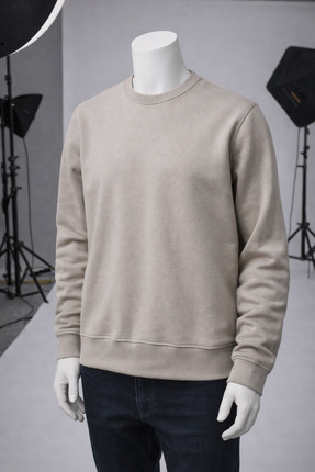 MARS WEAR Bisiklet Yaka Sweatshirt