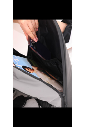 MODA Modern Sırt Çantası Gri