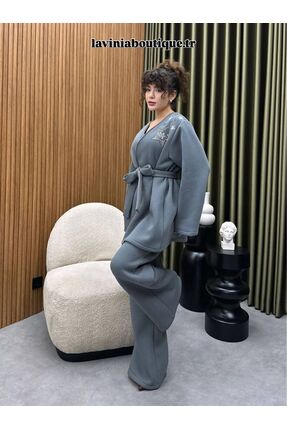 LAVİNİA Üç İplik Şardonlu Takım